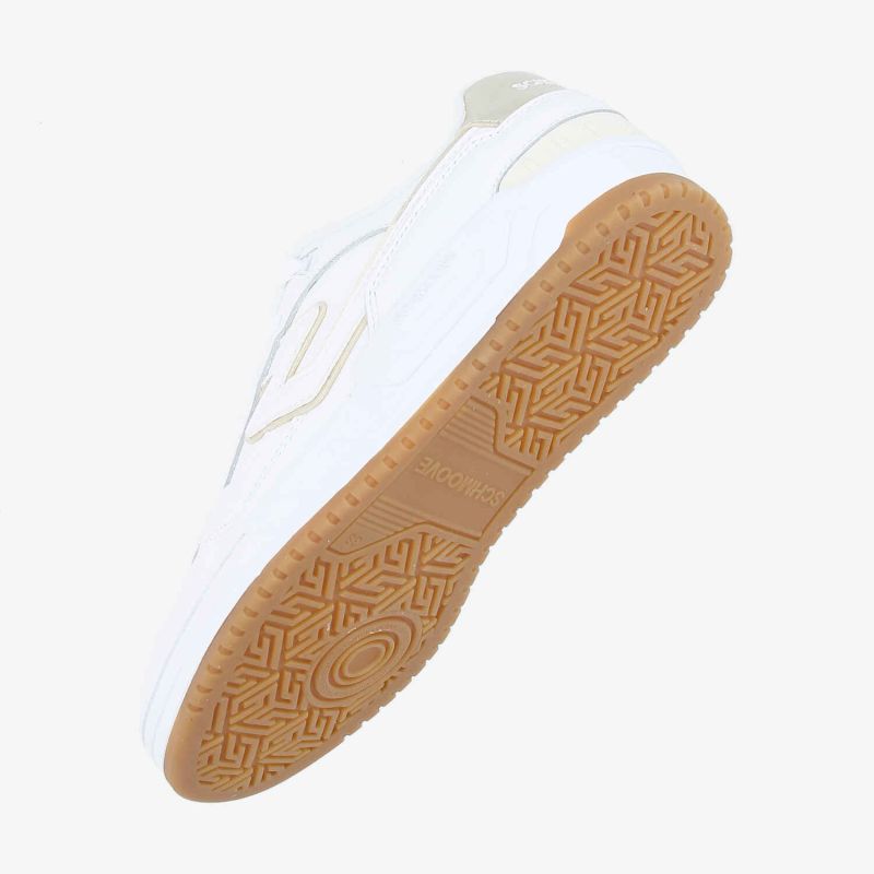 BROOKLYN COURT W - NAPPA/METAL - WHITE/GOLD